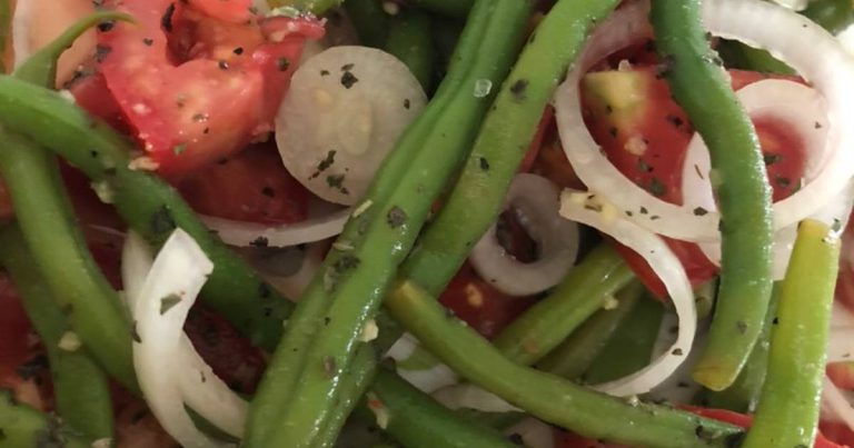 Fresh green bean salad3