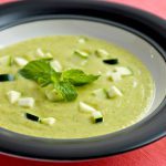 green zucchini soup